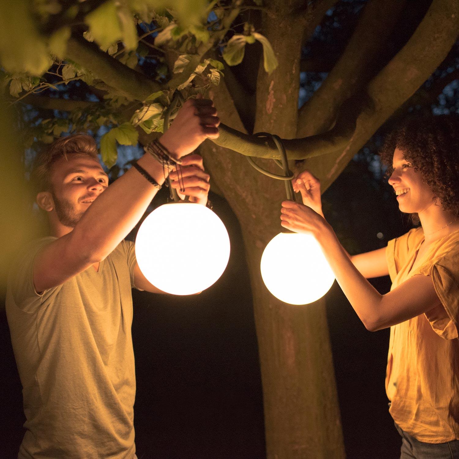 Schöne Terrassenbeleuchtung mit Stil