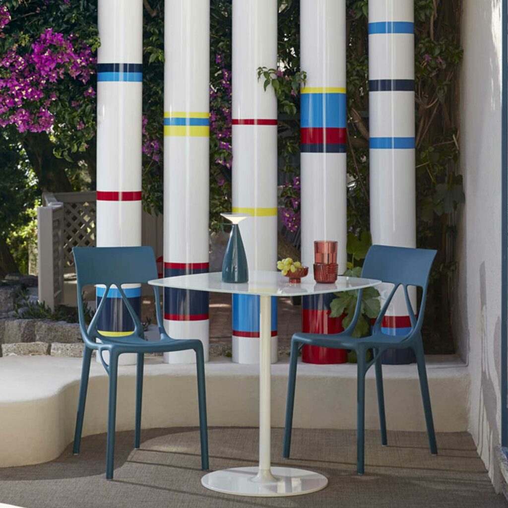 A.I. light Stuhl von Kartell; Design: Philippe Starck